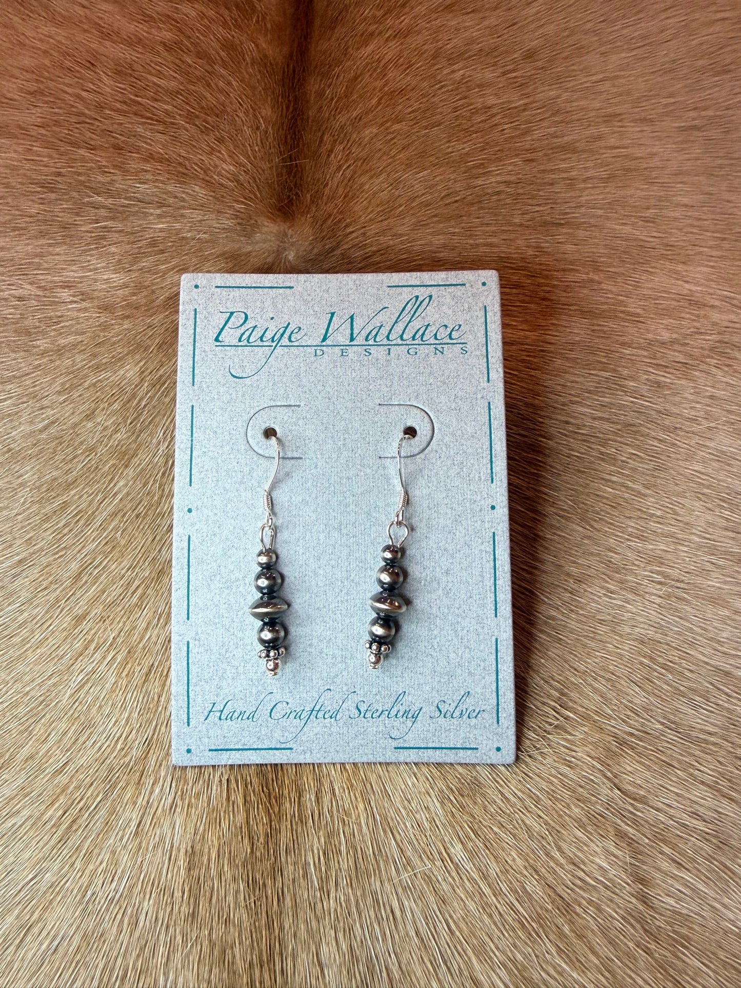 Paige Wallace Silver Earrings