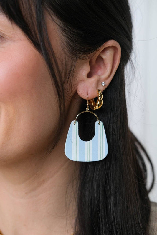 Robin Candy Stripe Noras: Silver