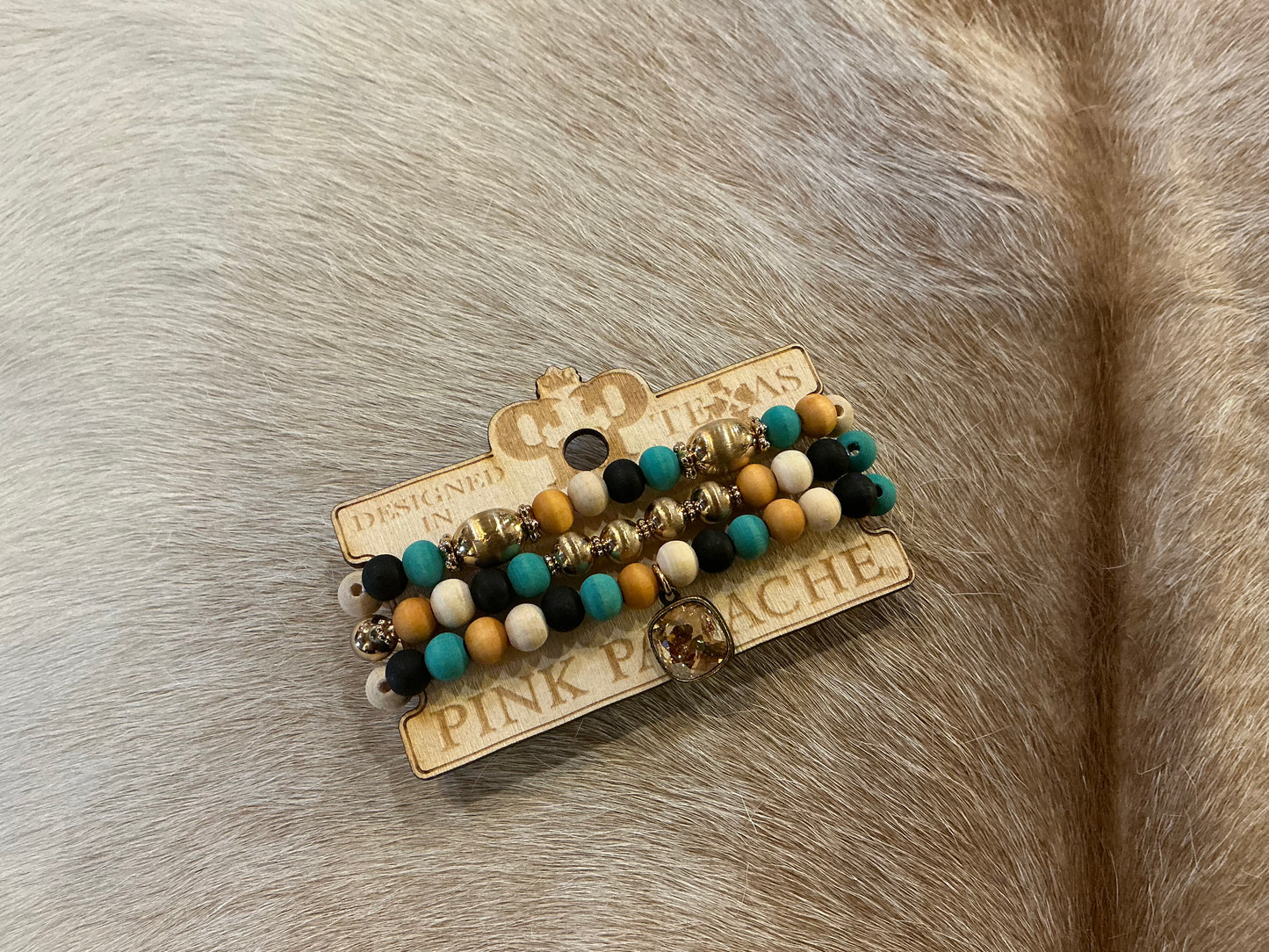 Jewel Tone Beaded Bracelet Set