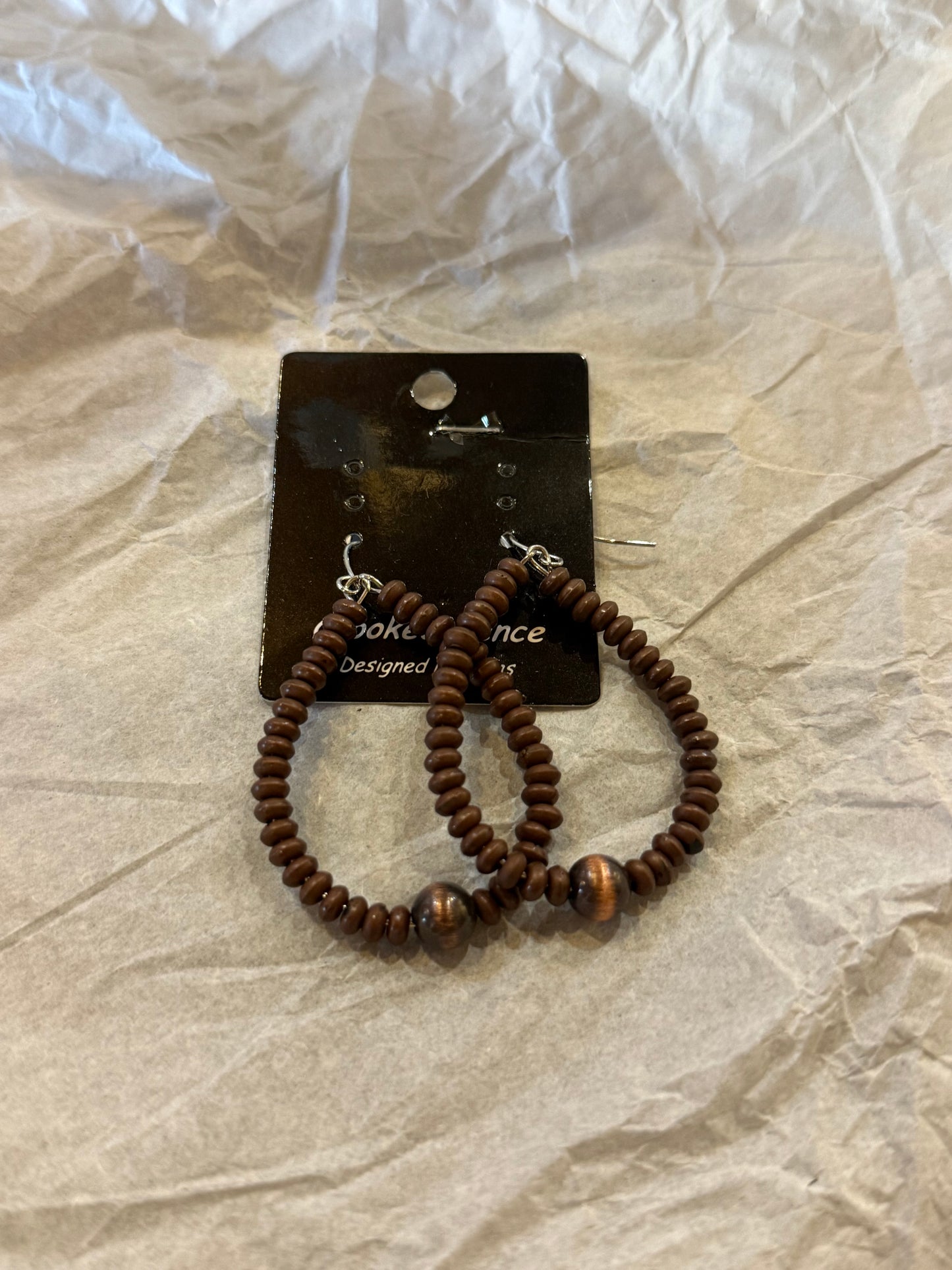Bronze & Brown Earrings