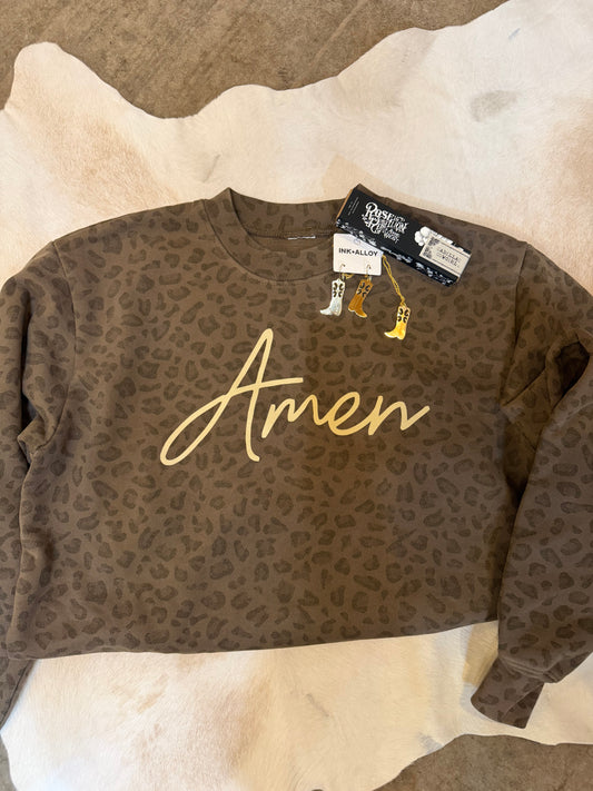 AMEN Leopard Sweatshirt