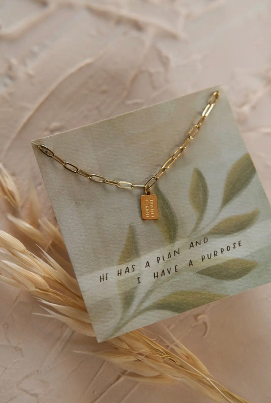 Dear Heart Tag Necklace