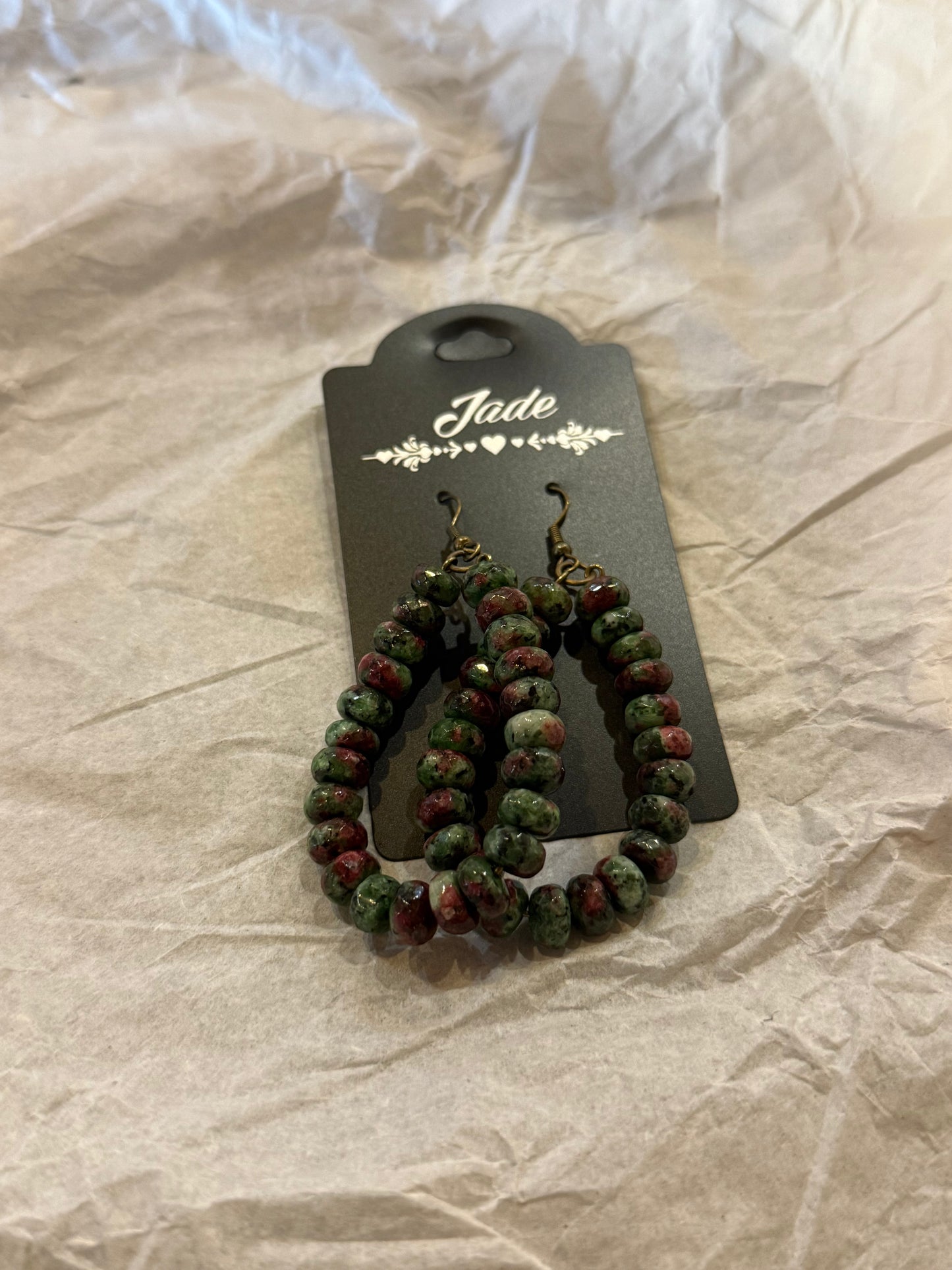 Dark Jade Earrings