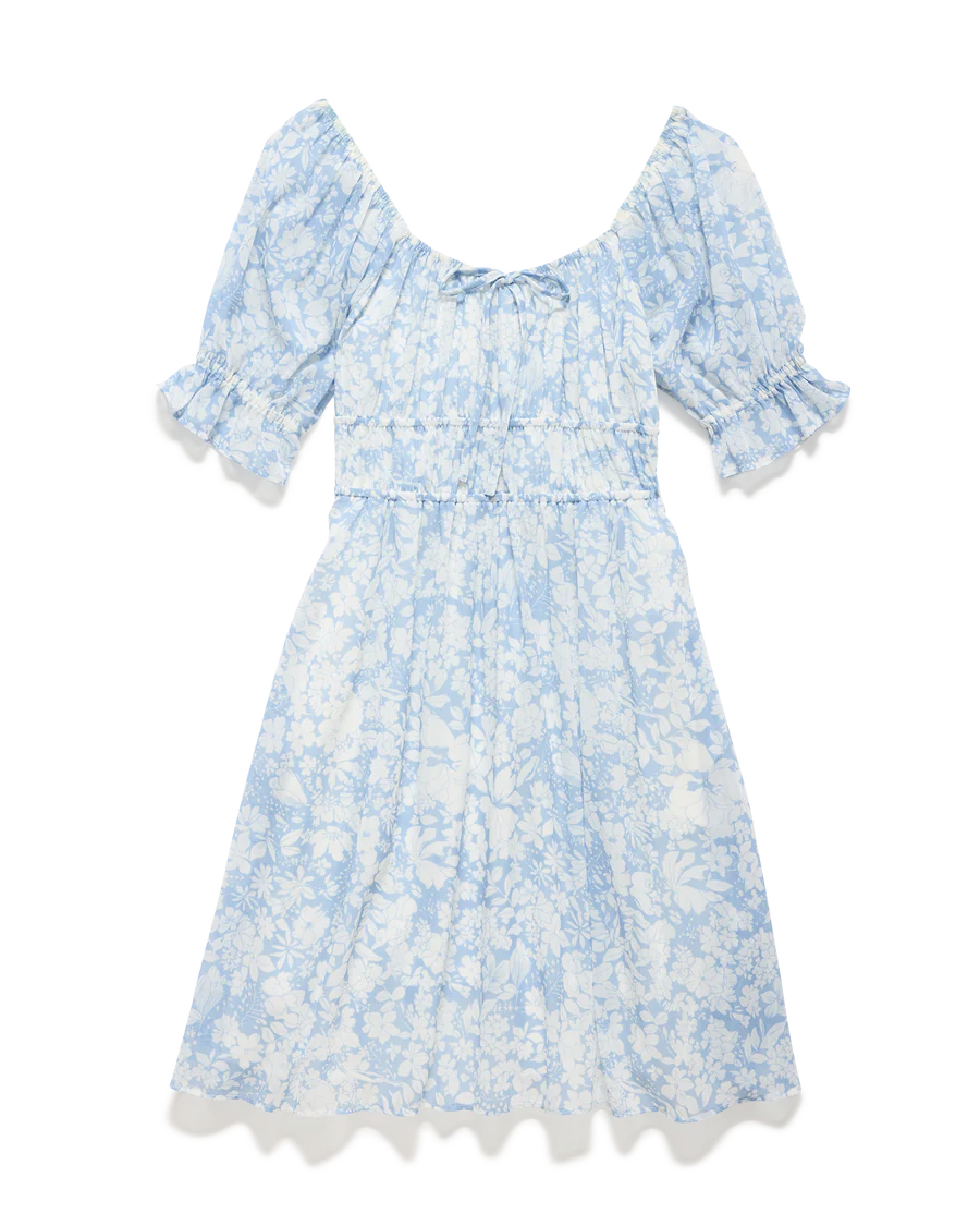 Aubrey Tie Front Mini Dress