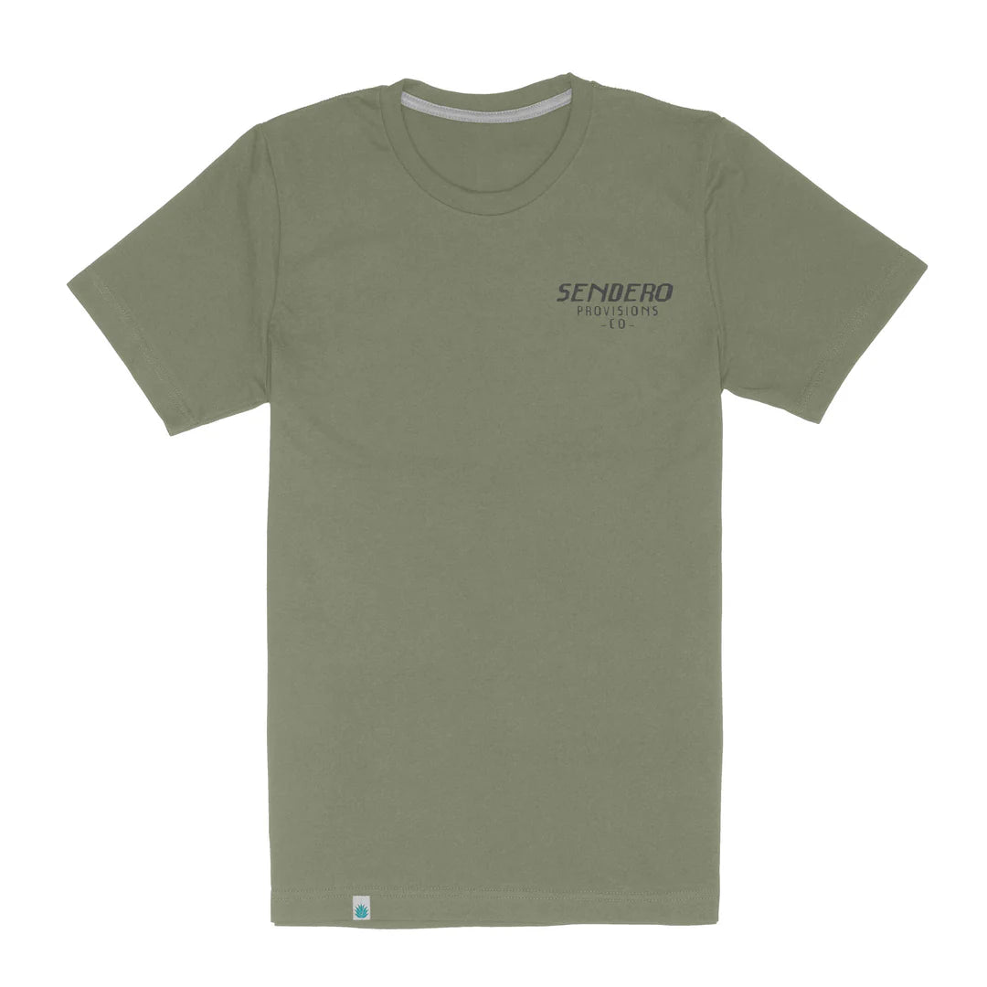Triceratops T-shirt (sage)