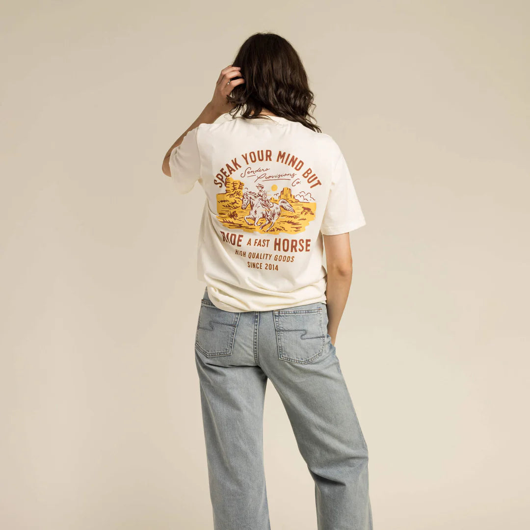 Fast Horse t-shirt (white)