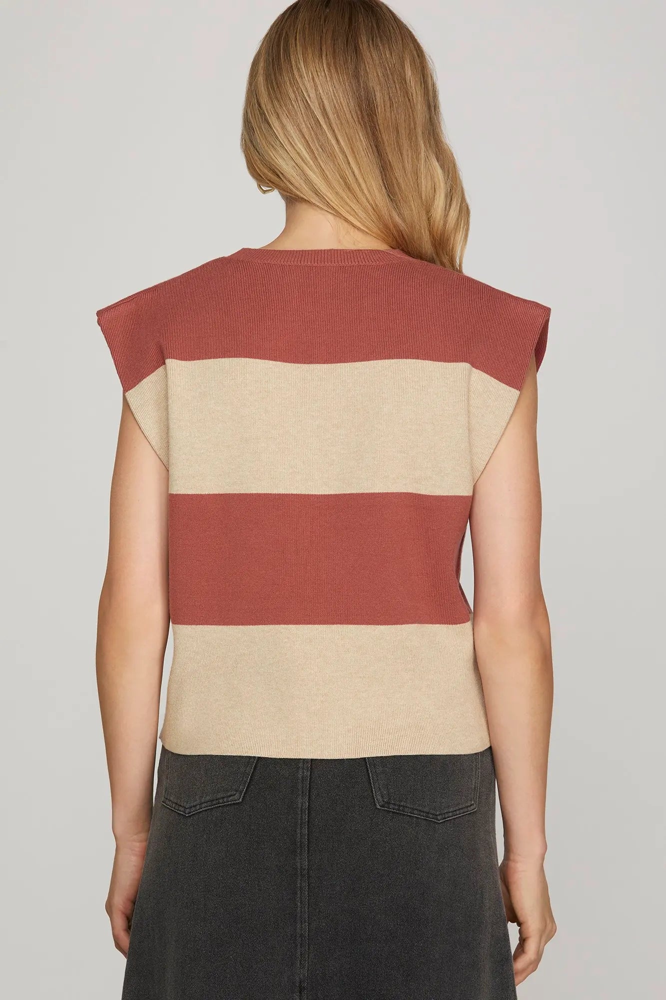 Striped Sweater Top