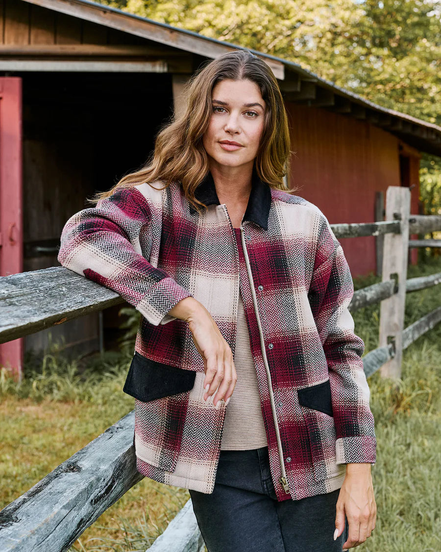 Blakely Plaid Chore Jacket