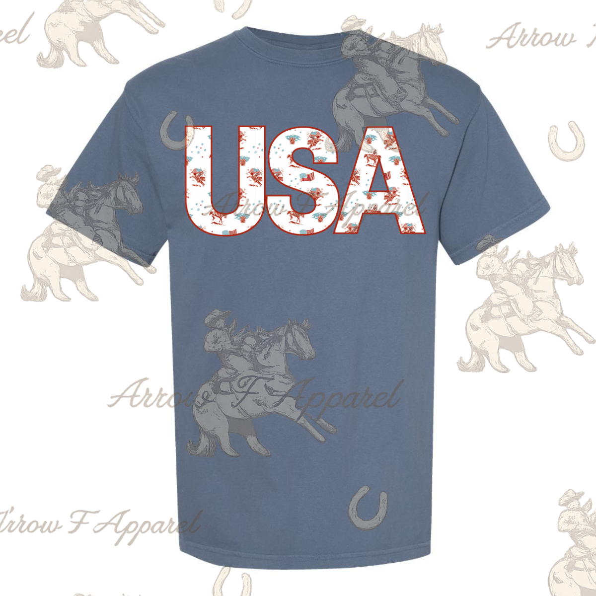 USA Western Tee