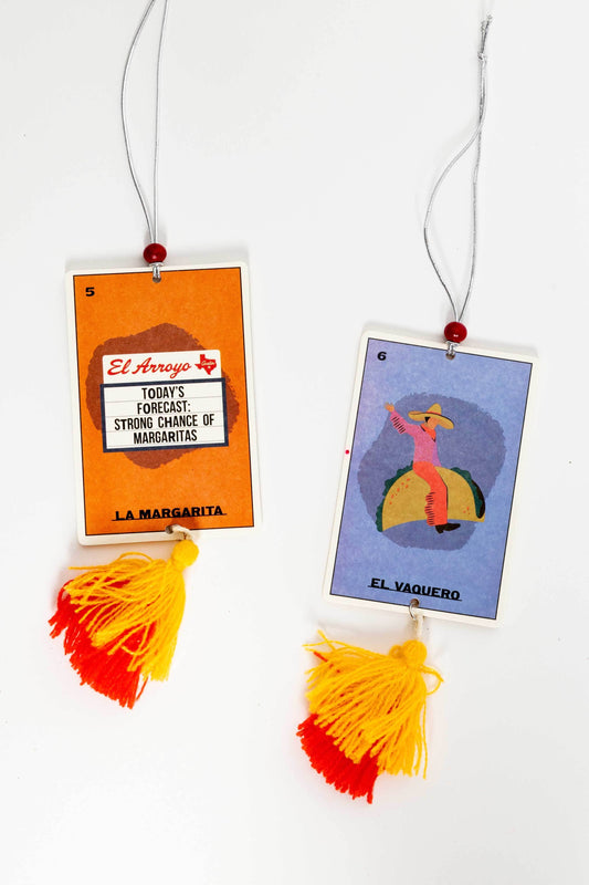 Tex-Mex Bingo Car Air Freshener (2 Pack) - La Margarita