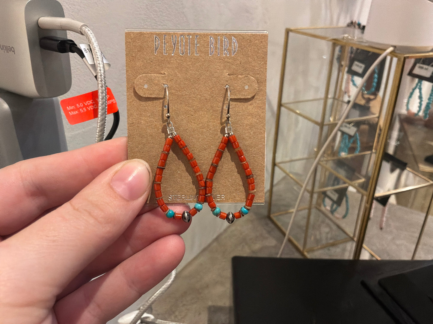 Peyote Bird Earrings