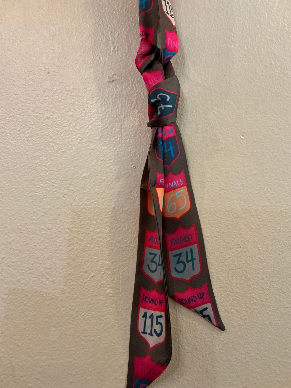 Rodeo Back Numbers Silk Twilly