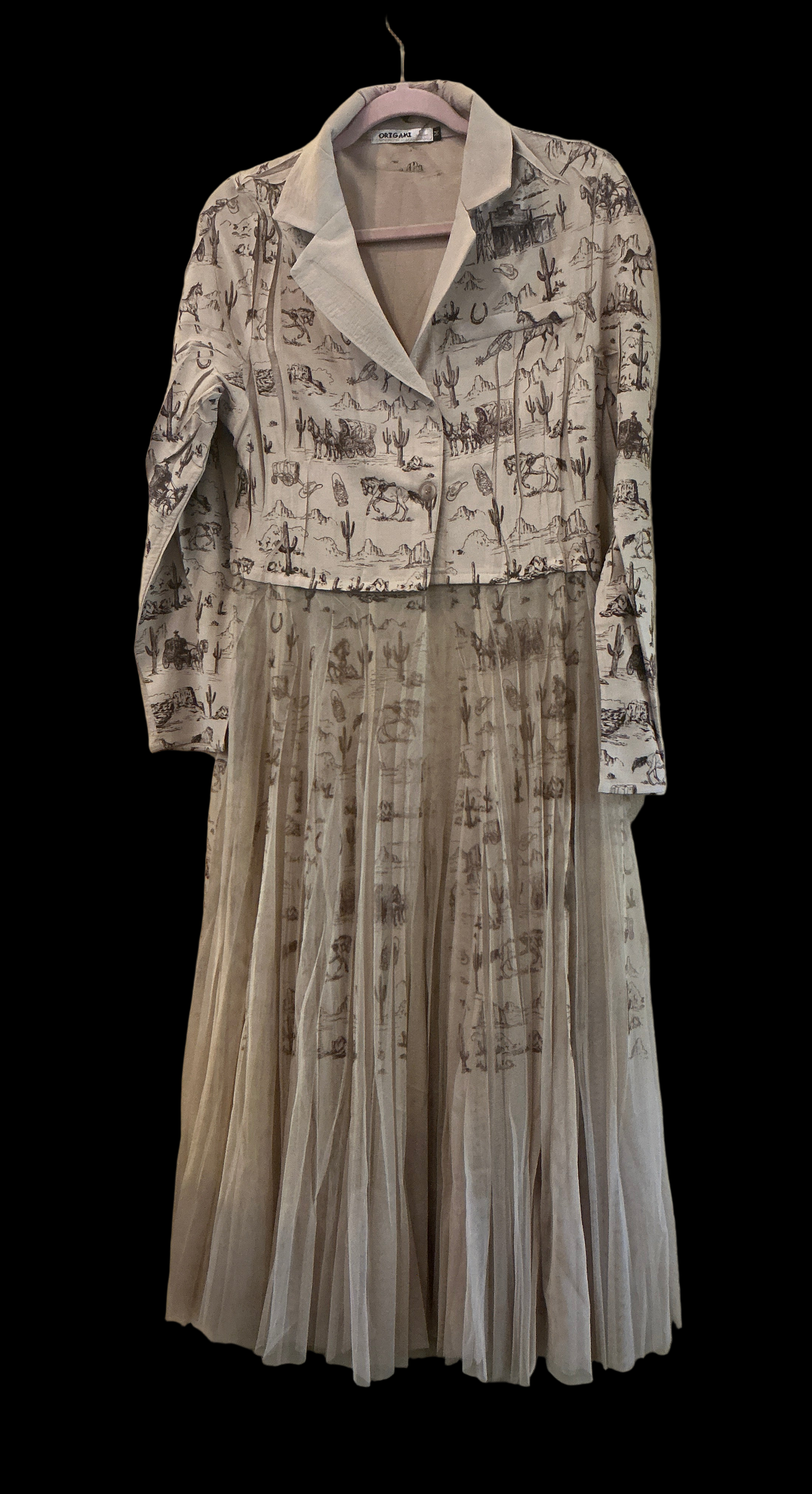 Old West cardigan blazer