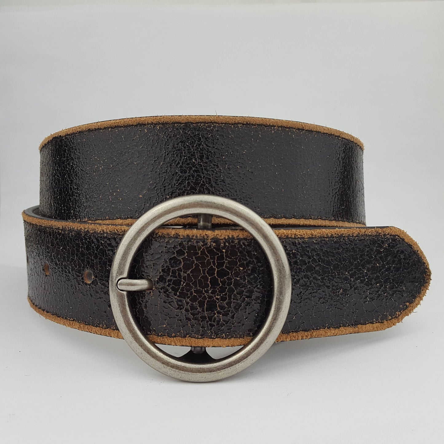 Wide Vintage Leather Belt