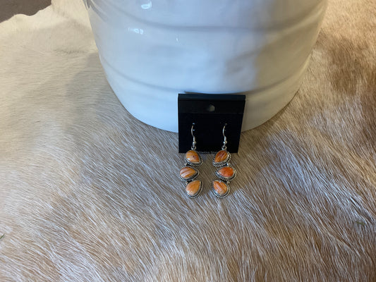 Oyster Shell Dangle Earrings