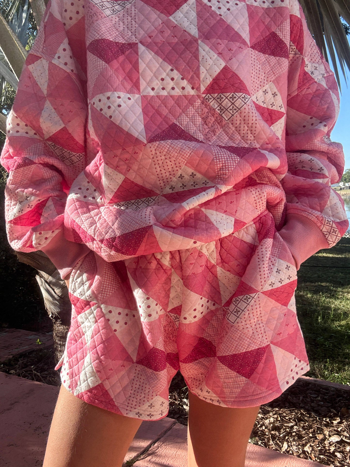 Gemma Patchwork Quilted Shorts