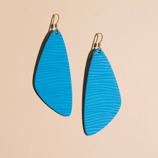 Sea Breeze Beach Wave Evie Organic Drop Earrings