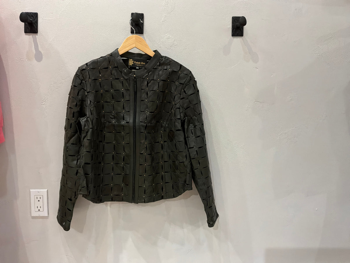 Leather Studded Jacket