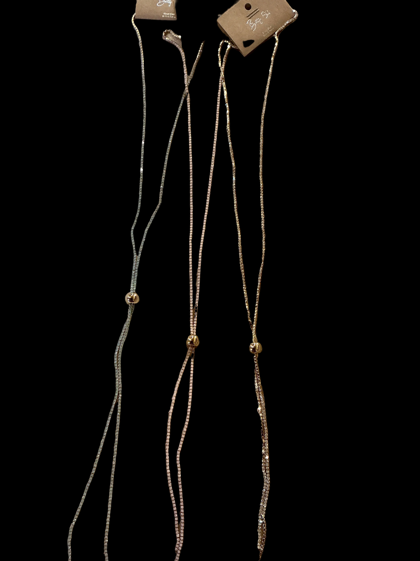 Crystal Slider Necklace