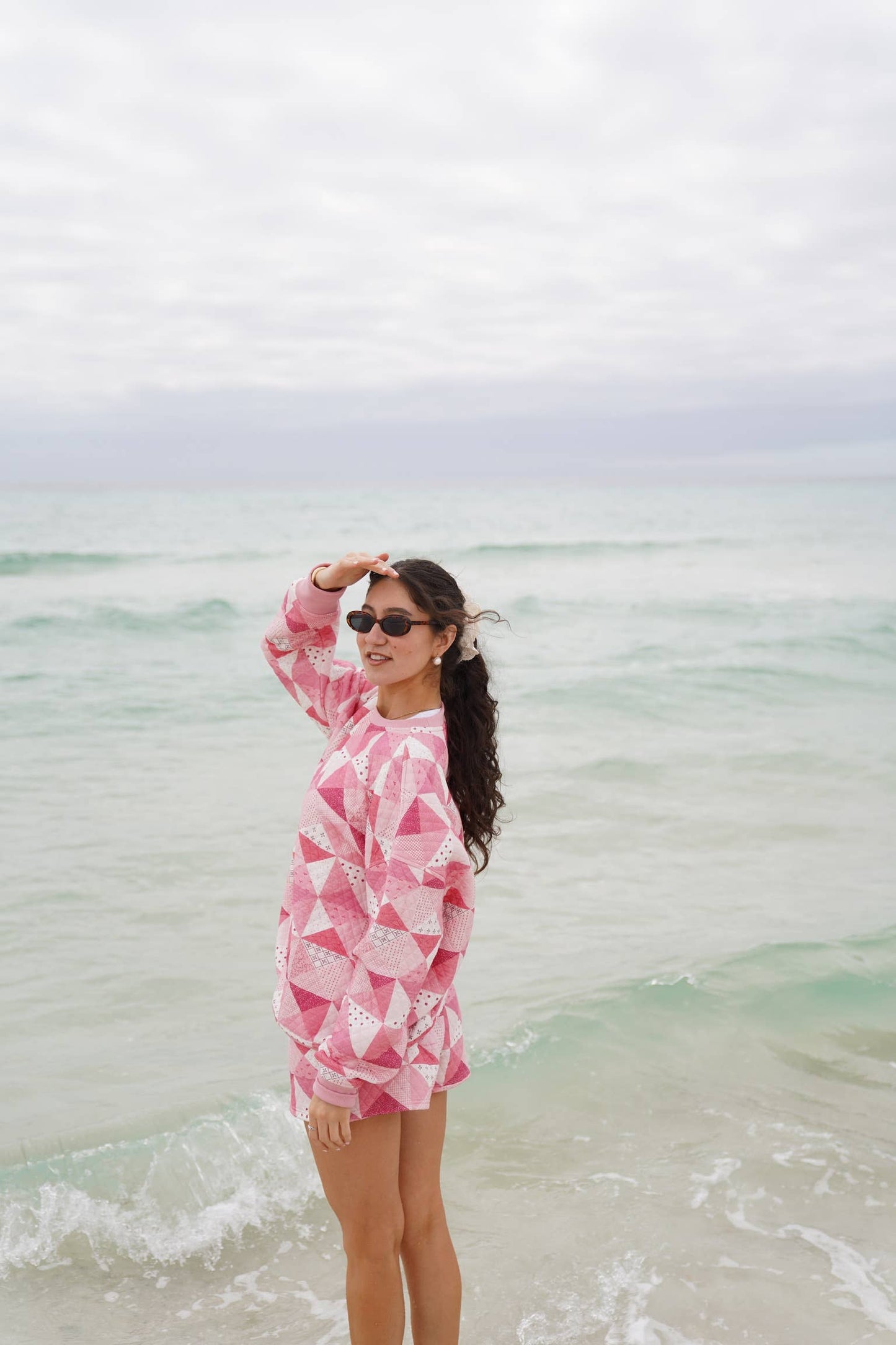 Gemma Quilted Patchwork Sweatshirt