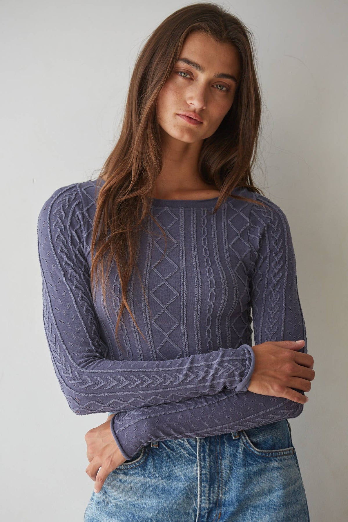 Round Neck LS