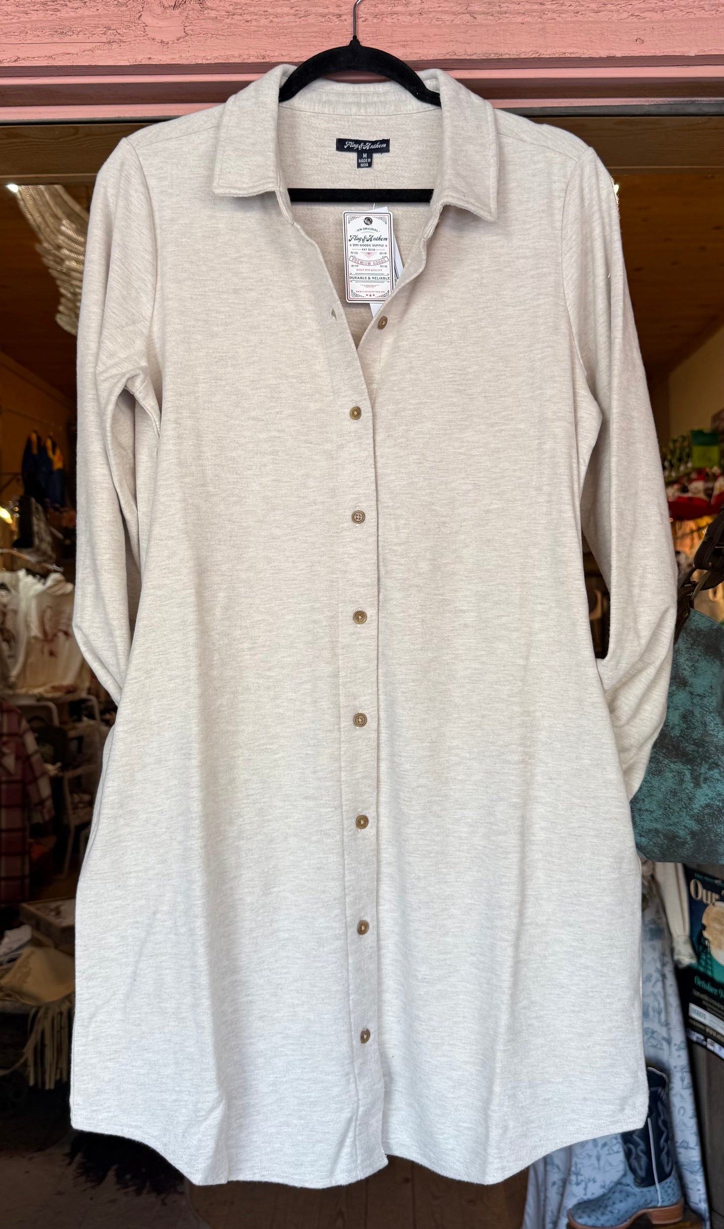 Knit Flannel Dress
