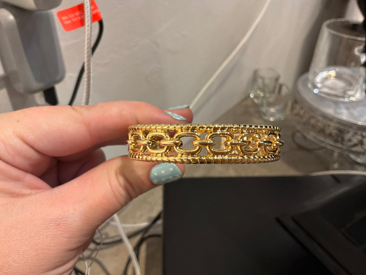 West & Co 18K Gold Plated Cuffs