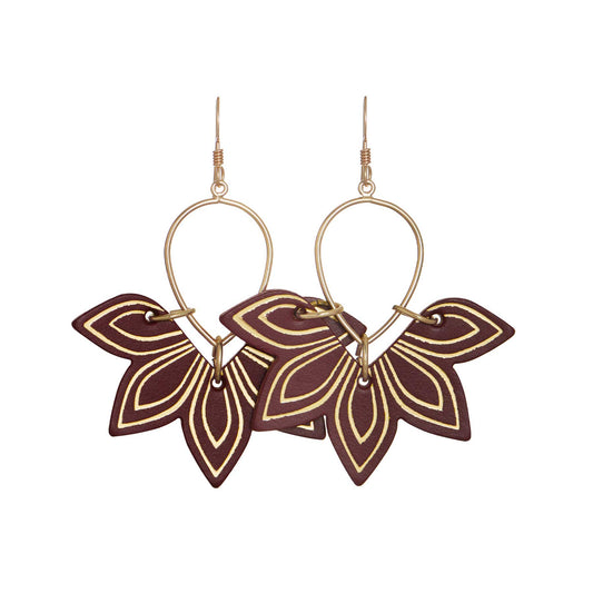 Burgundy Floras: One Size