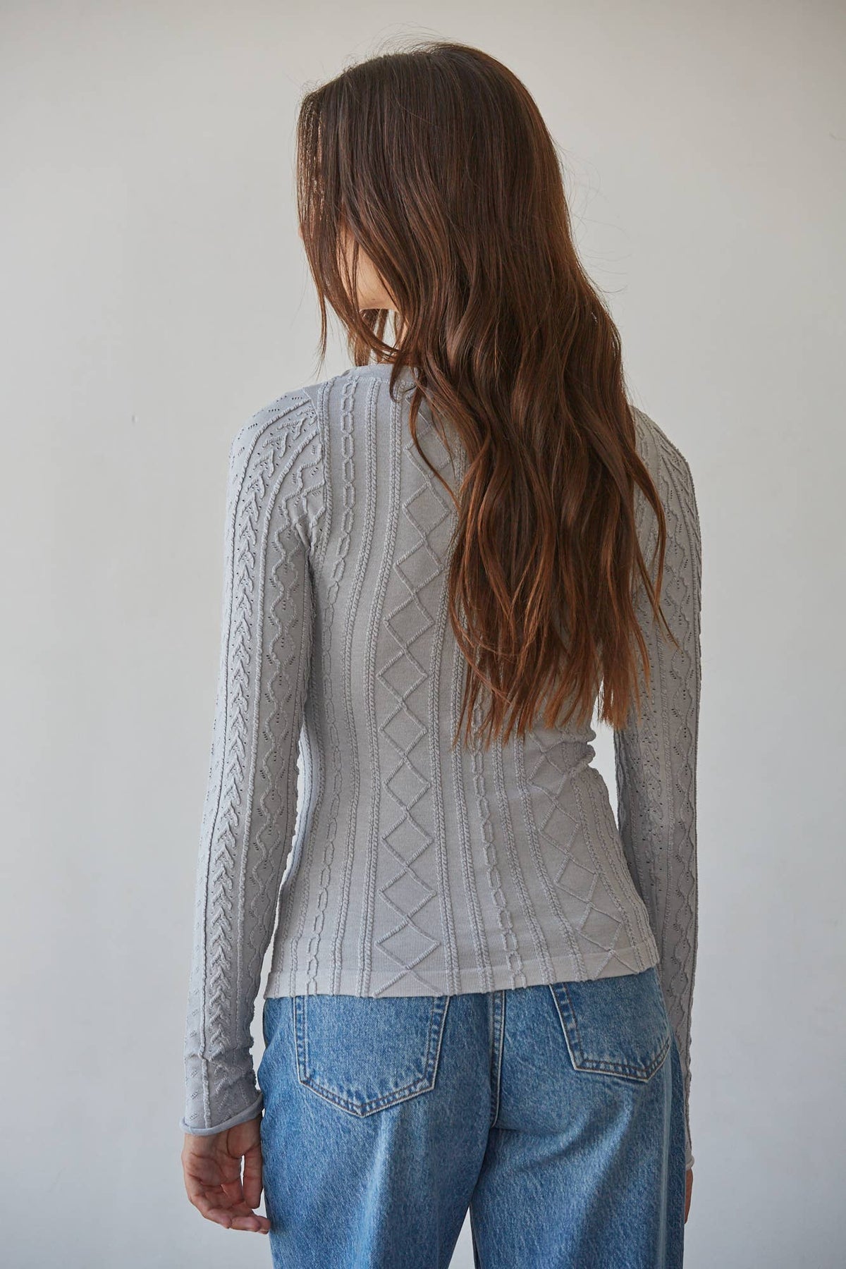 Round Neck LS