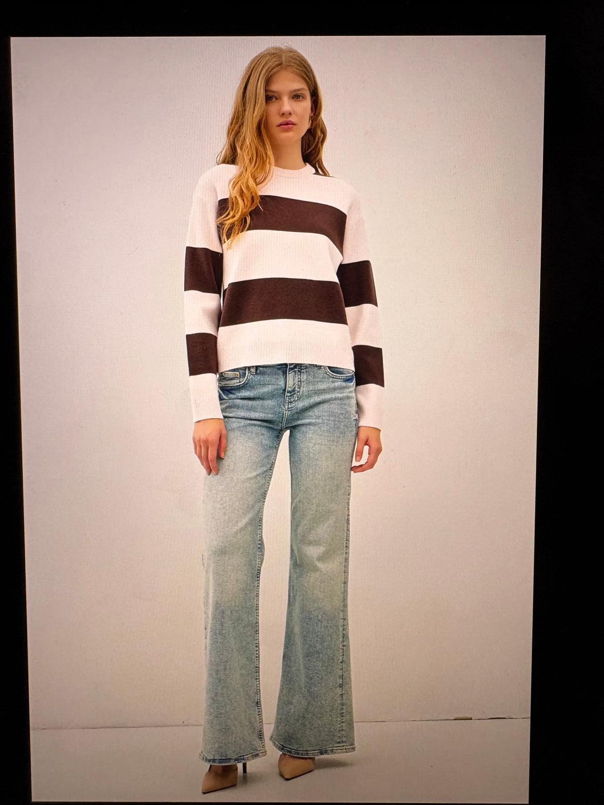Chunky Striped Sweater