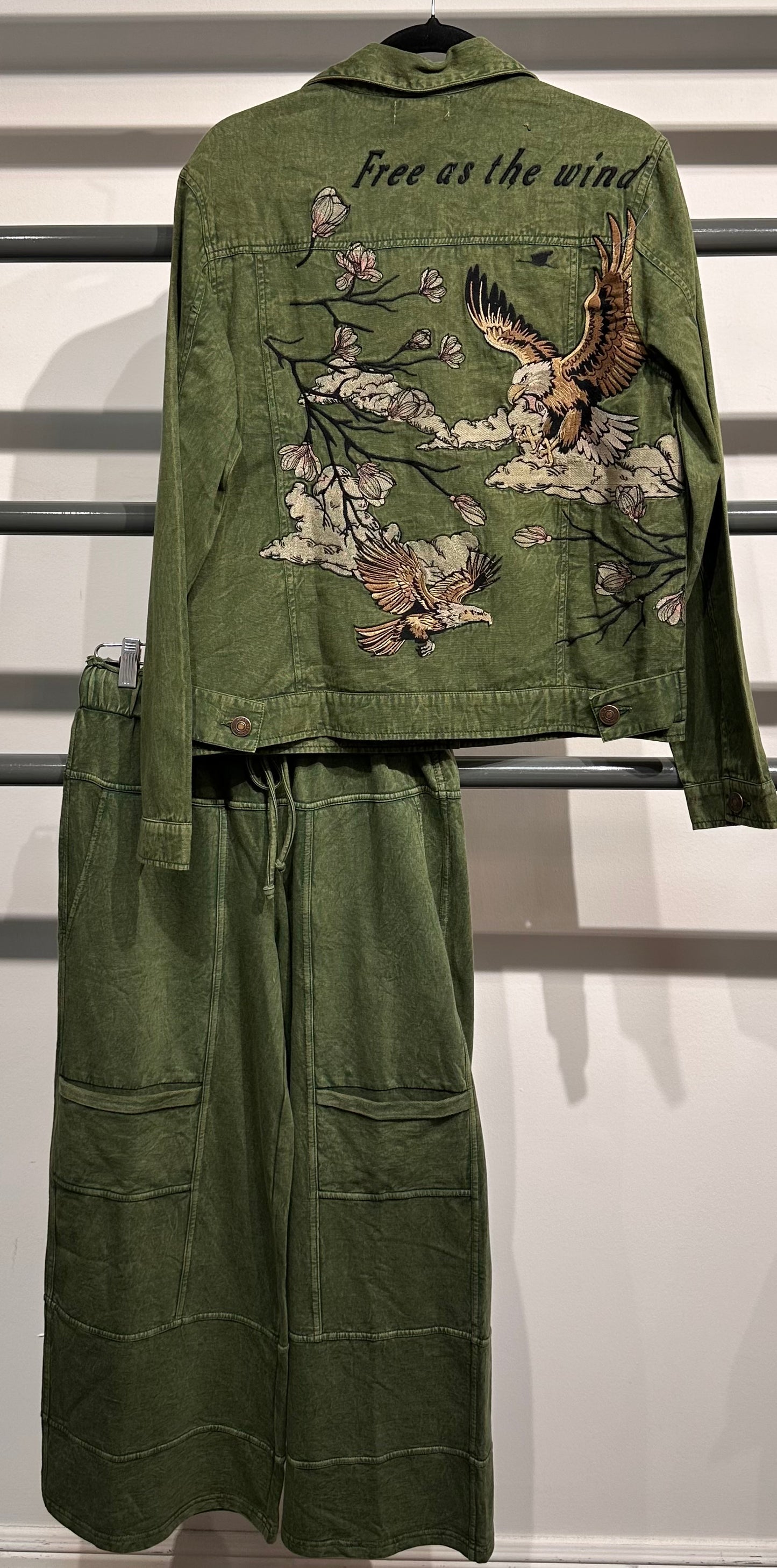 Free As The Wind Olive Jacket