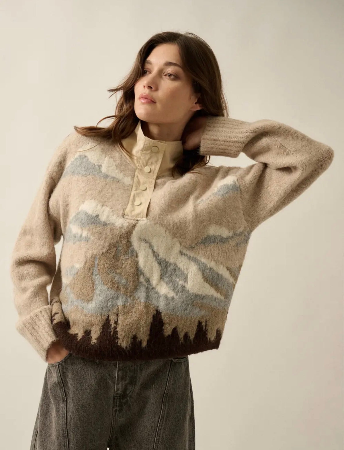 Oatmeal Mountain Sweater