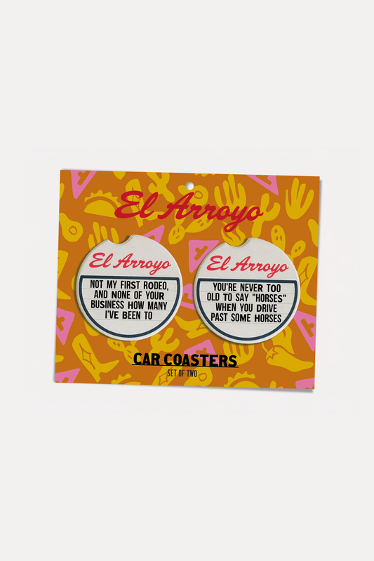 Car Coaster (Set of 2) - First Rodeo