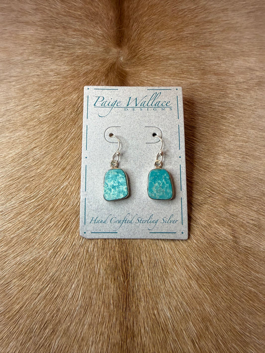 Paige Wallace Turquoise & Silver Earrings