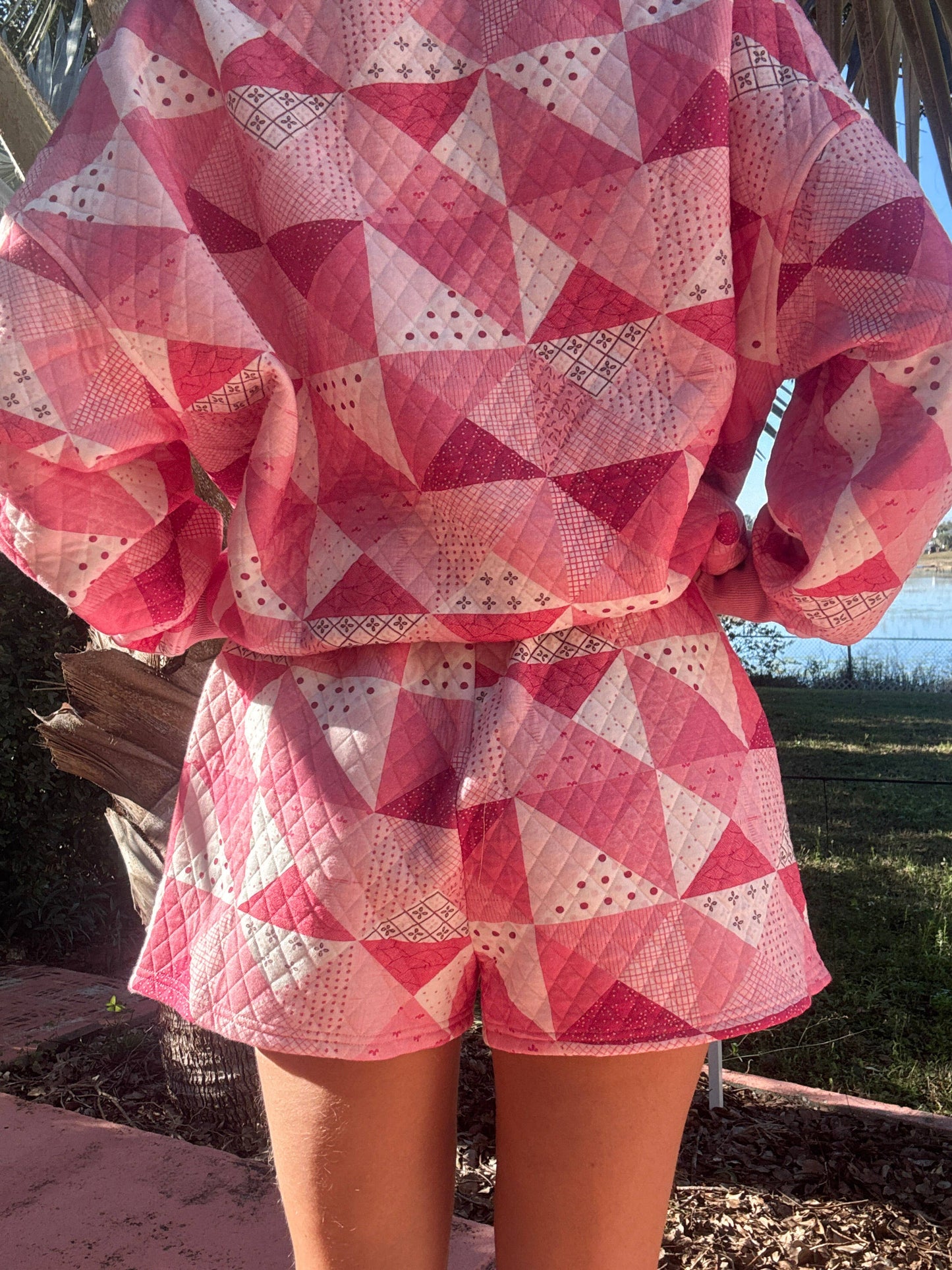Gemma Patchwork Quilted Shorts