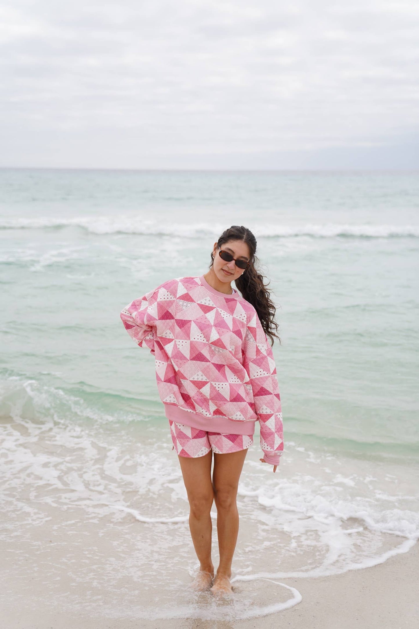 Gemma Quilted Patchwork Sweatshirt