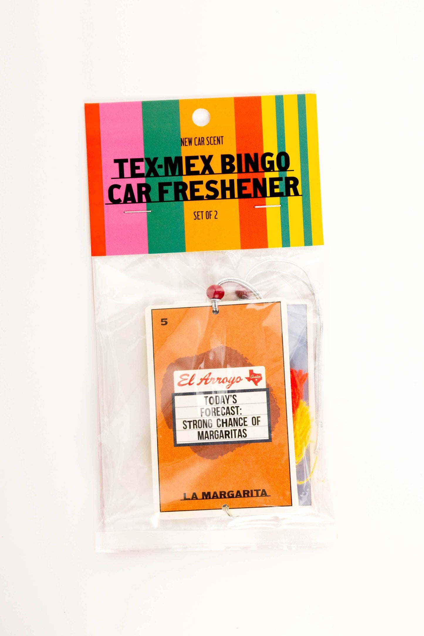 Tex-Mex Bingo Car Air Freshener (2 Pack) - La Margarita
