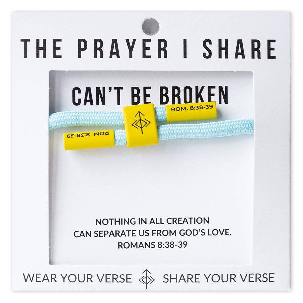 CAN'T BE BROKEN Bracelet, Christian Cord Bracelet