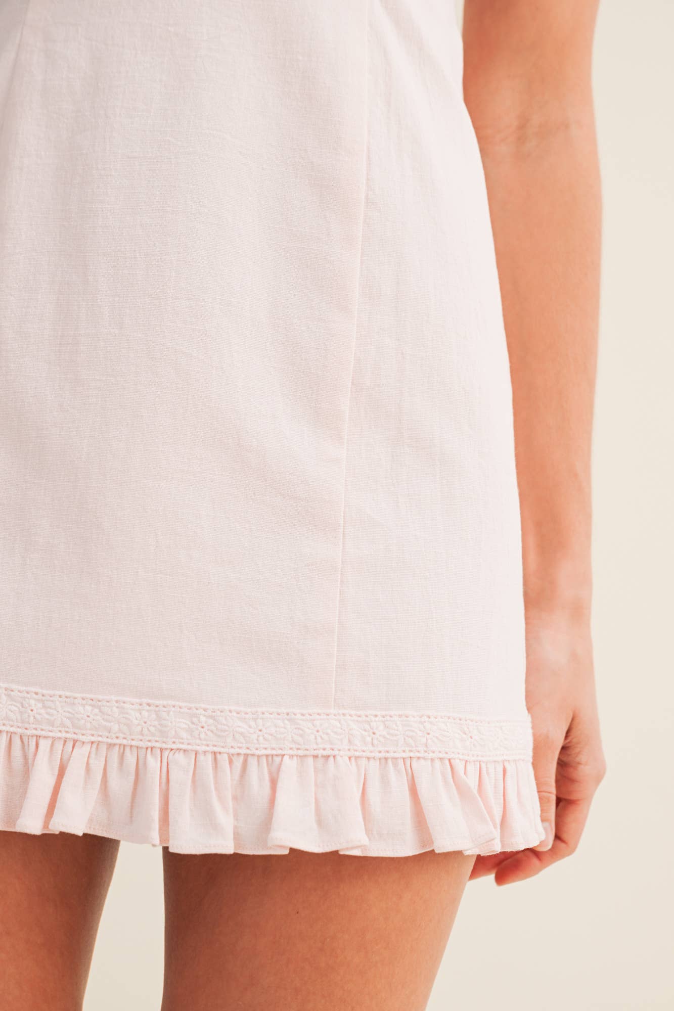 Lace-Trimmed Dress