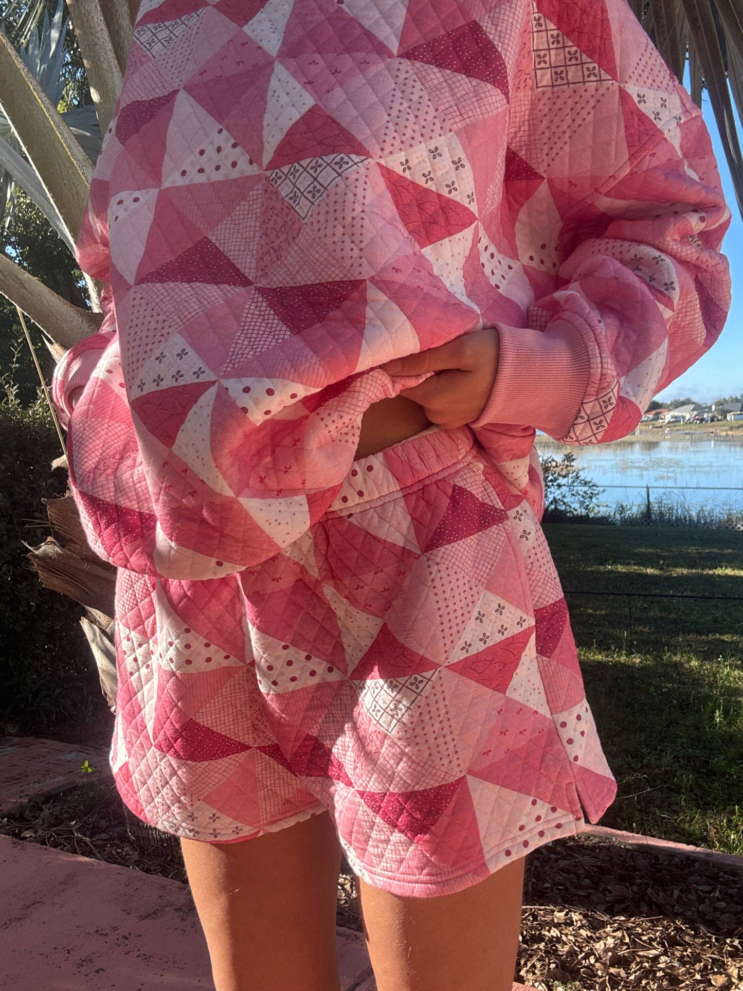 Gemma Patchwork Quilted Shorts