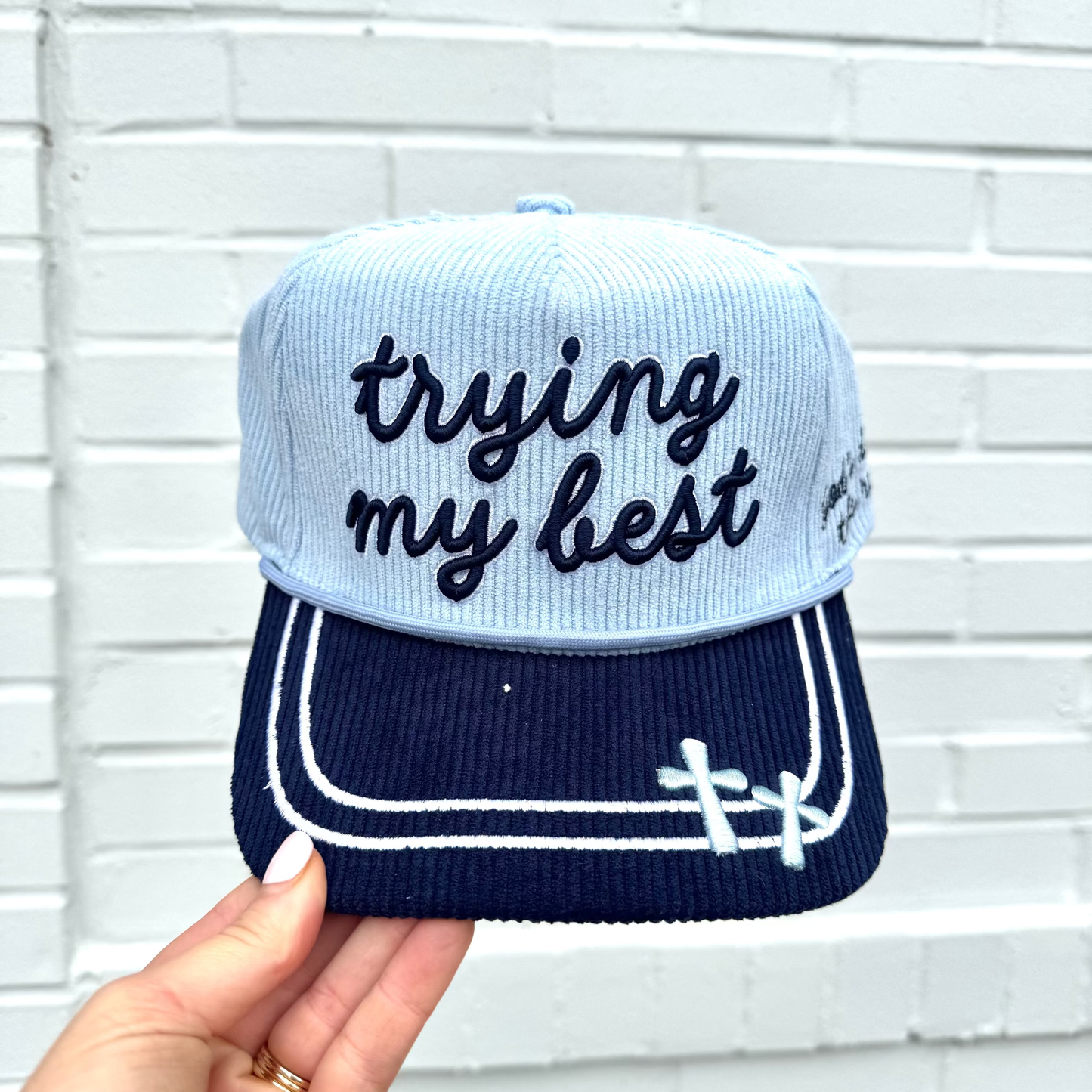 Trying My Best Corduroy Hat