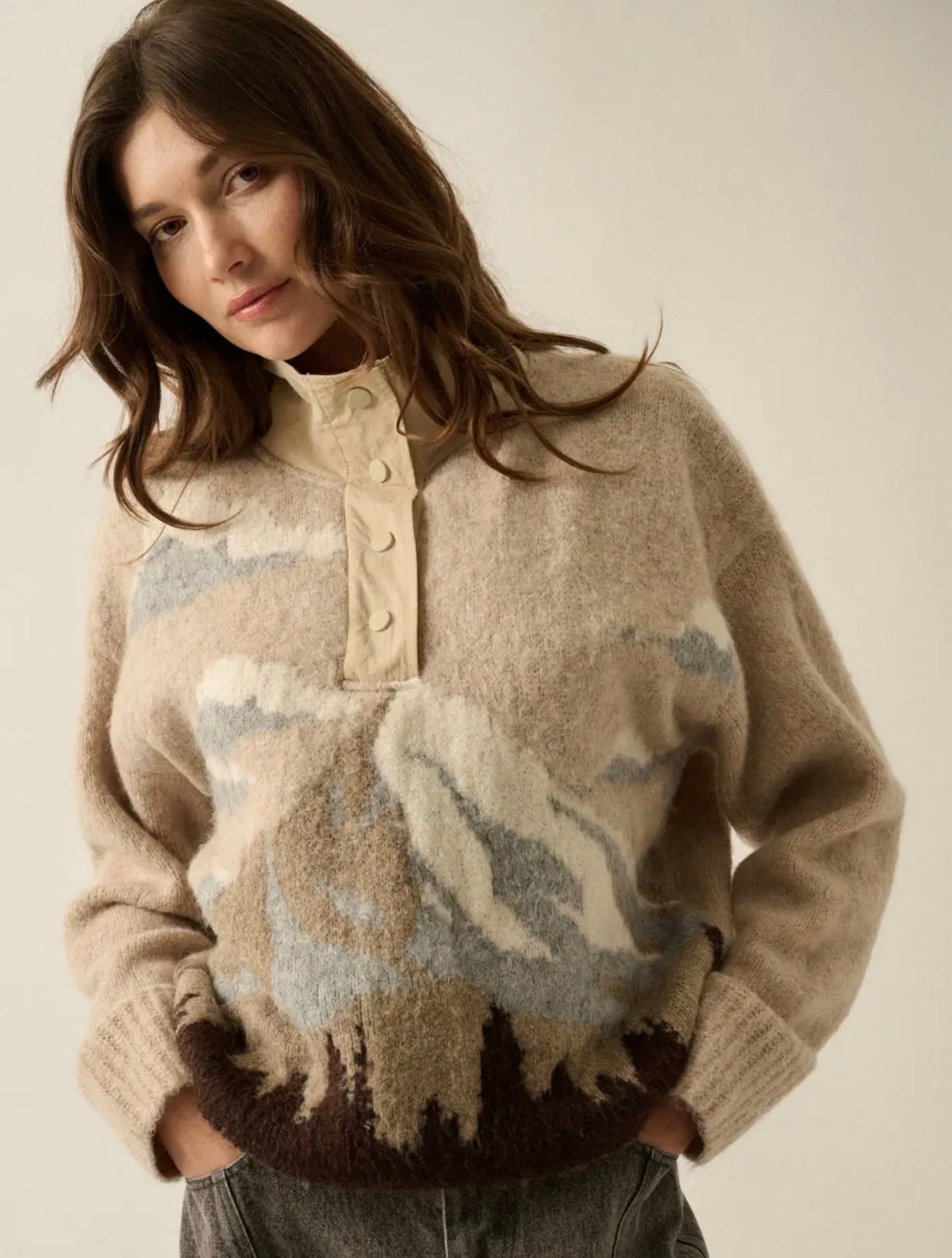 Oatmeal Mountain Sweater