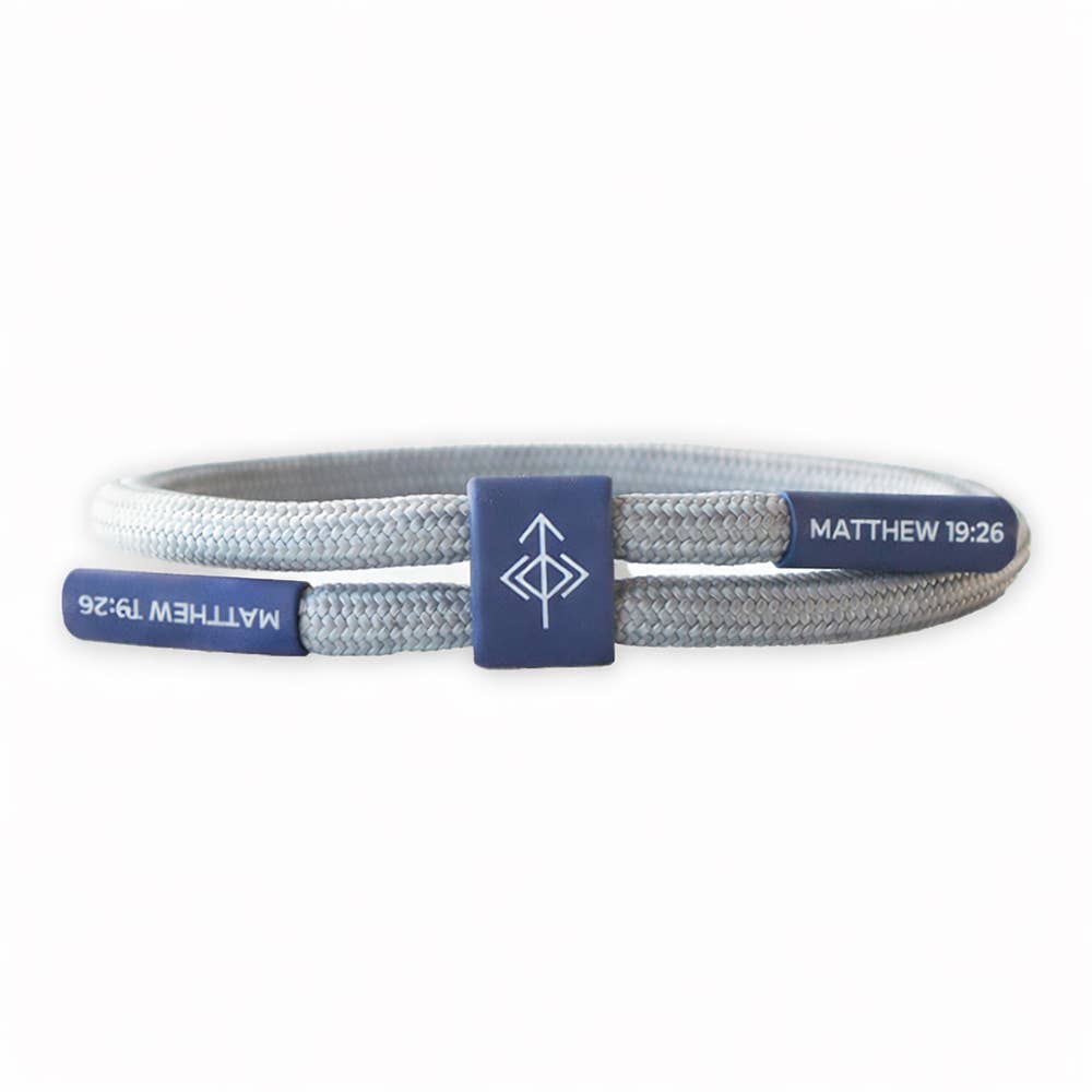 ALL THINGS POSSIBLE Bracelet, Christian Cord Bracelet