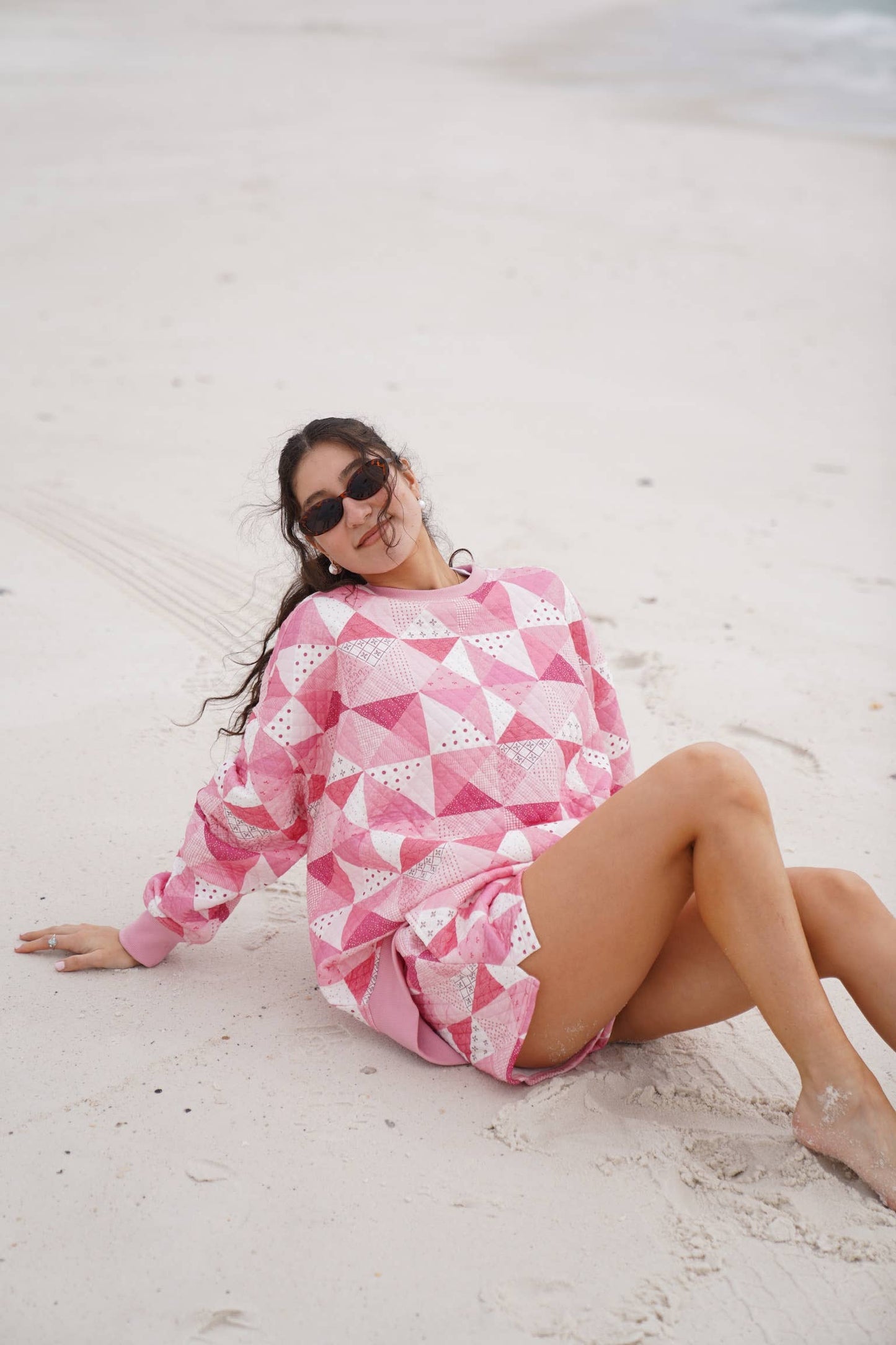 Gemma Quilted Patchwork Sweatshirt