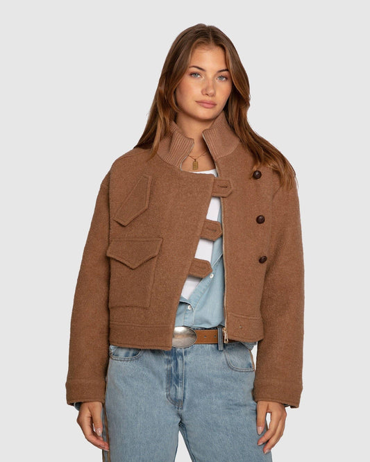 Crystal Skies Cropped Wool