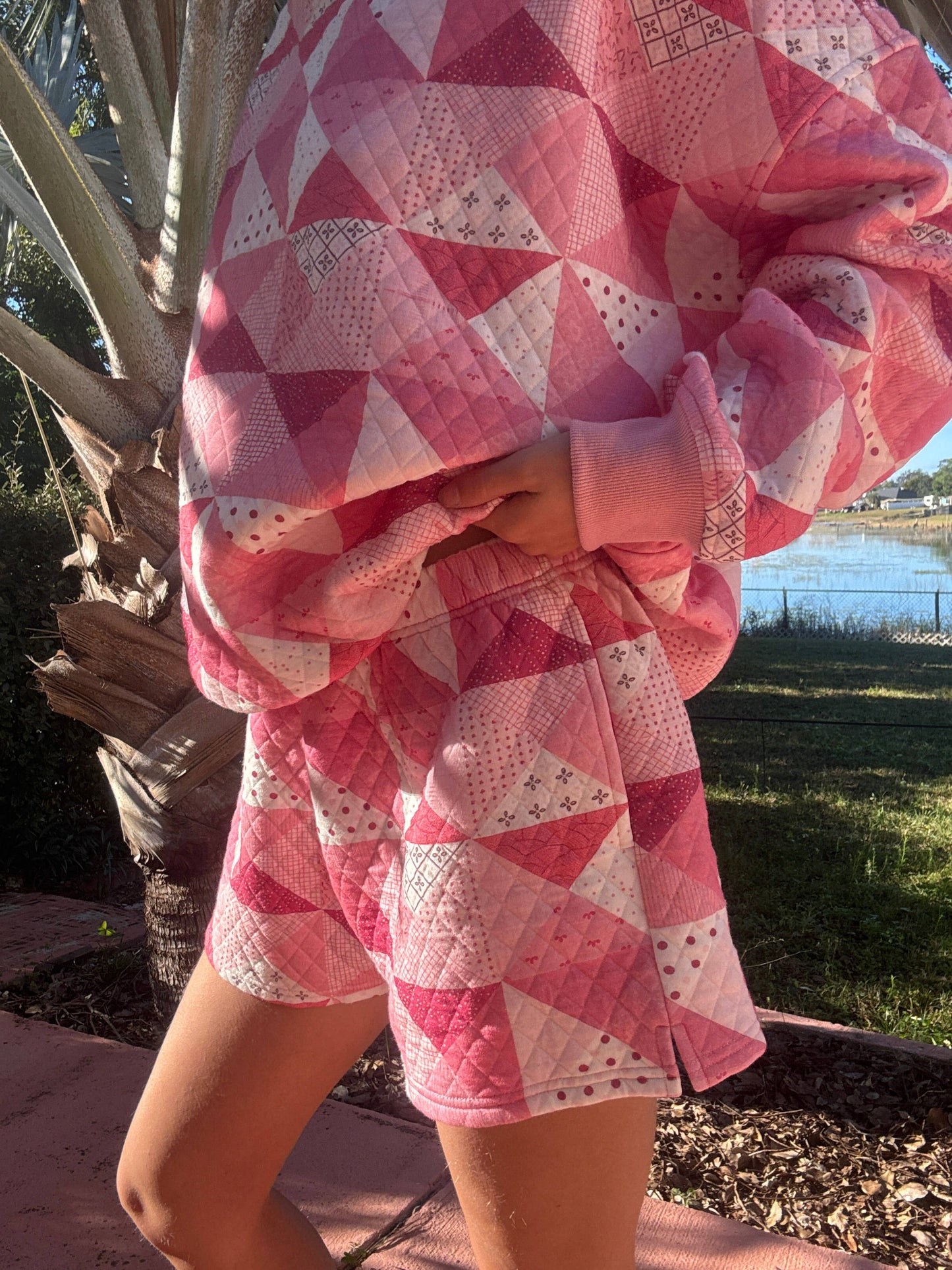 Gemma Patchwork Quilted Shorts
