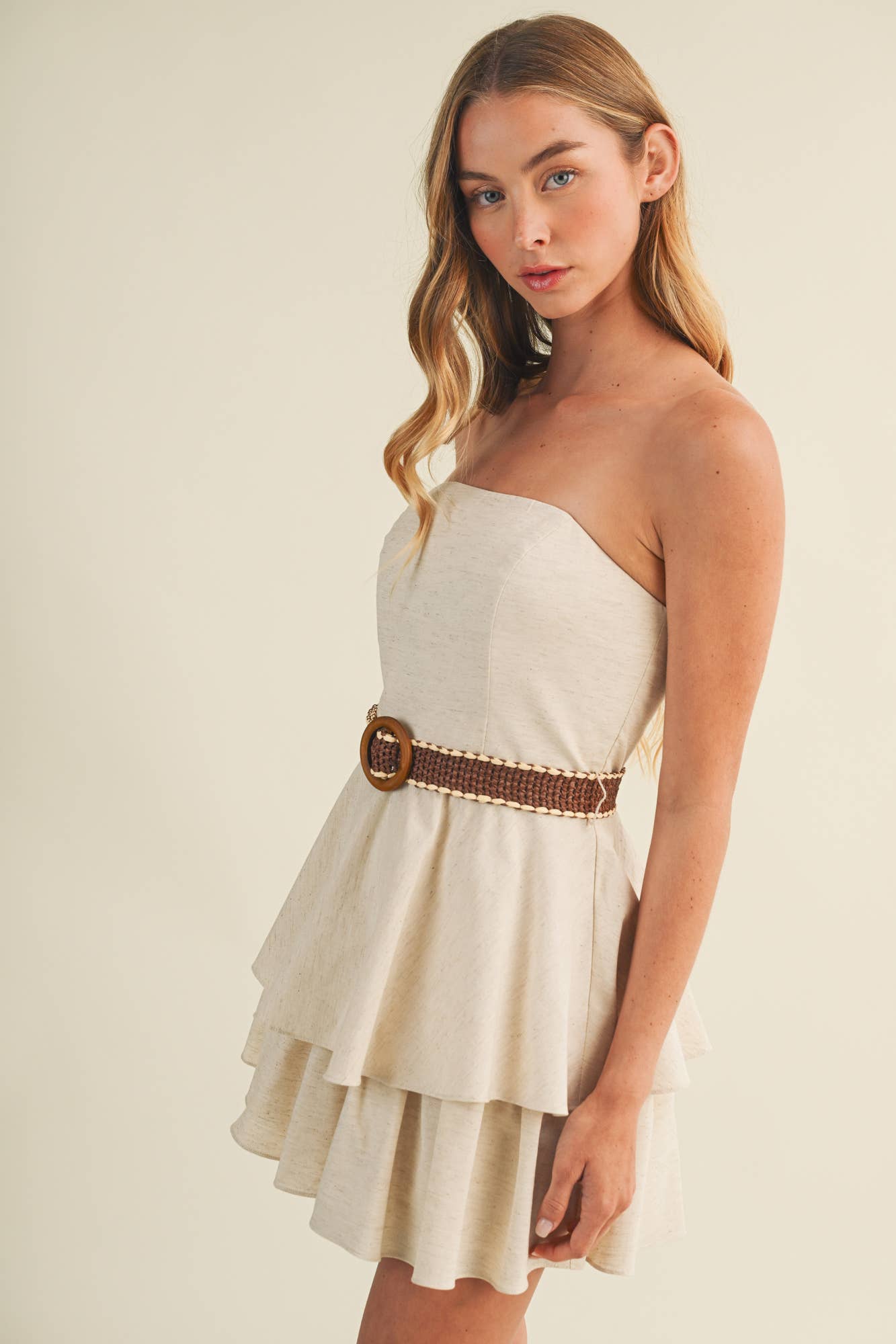 Tiered Mini Dress/Romper