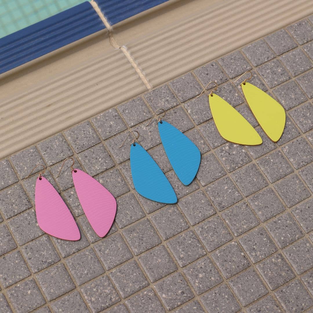 Sea Breeze Beach Wave Evie Organic Drop Earrings