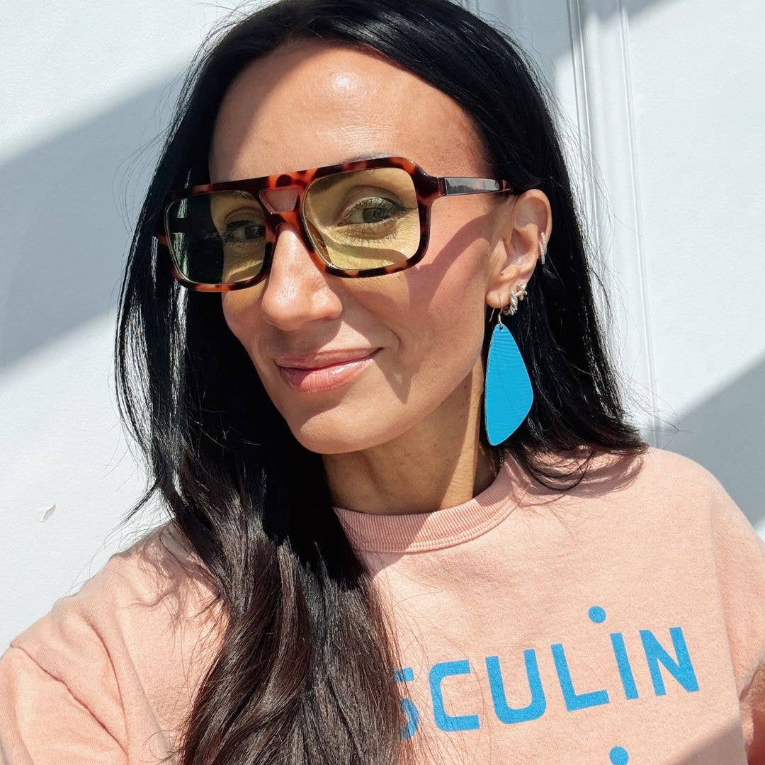 Sea Breeze Beach Wave Evie Organic Drop Earrings