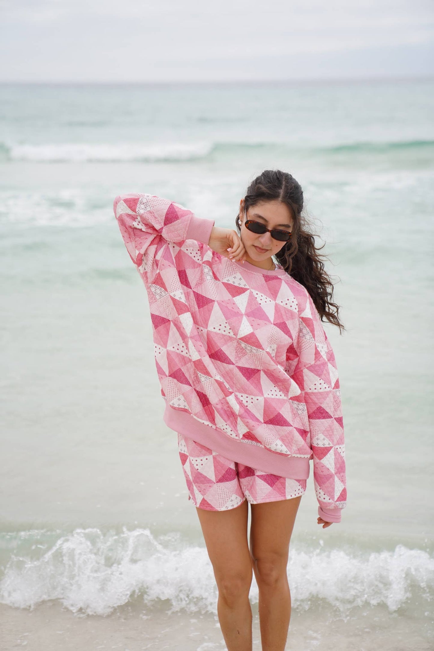 Gemma Quilted Patchwork Sweatshirt
